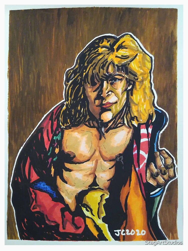 Silence Of The Lambs - "Goodbye Horses" Buffalo Bill portrait (original) by Stag Art Studios