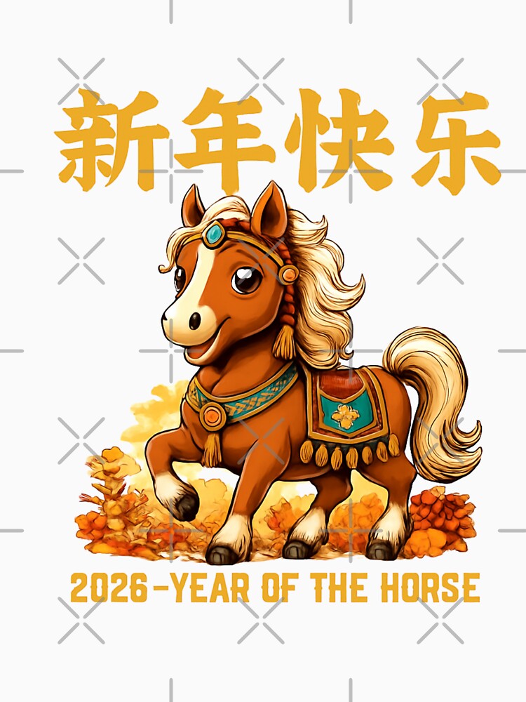 2026 Year of the Horse - Fun Toddler Art by GrumpySableye
