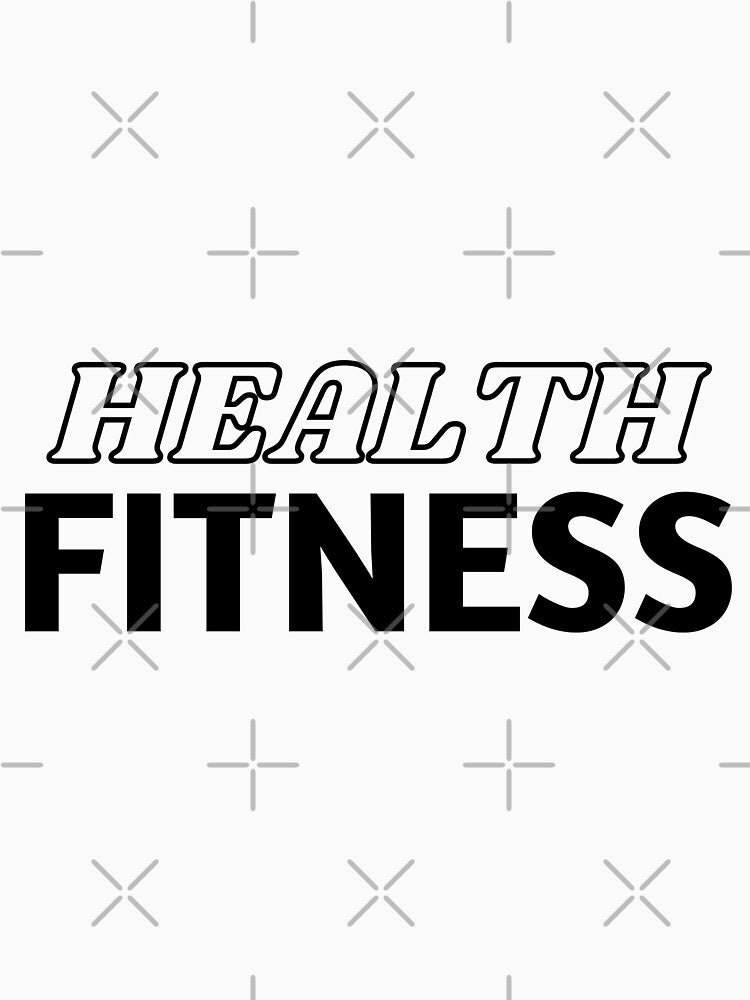 Health and Fitness, Funny Fitness Tee,funny fitness tshirt, by Fitness-Passion