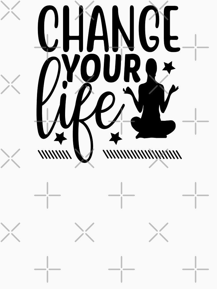 Yoga Quote Change Your Life Motivational Saying by SoccaTamam