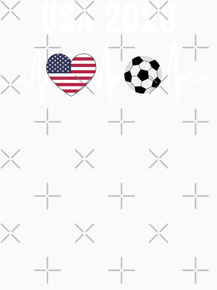 Soccer USA 2026 American Flag America World Cup Fan Gift by DogLover332