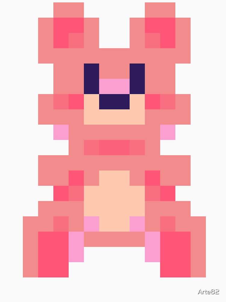 Pixelated Teddy Bear Design by Arte82