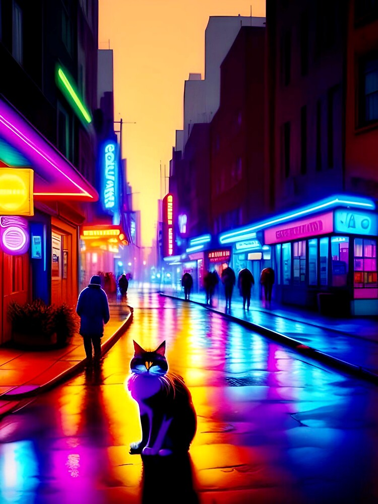 Mistery street Cat by Uszek91