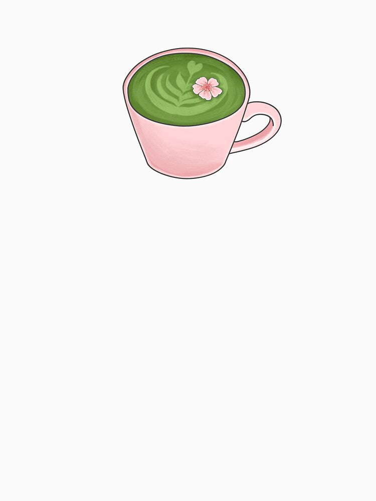 Matcha Girlie Clipart Sticker Sakura PNG by NixDigitalStudio