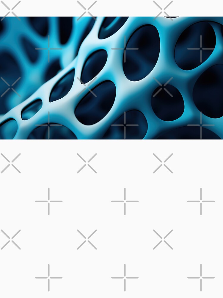 Cerulean Matrix - Organic Geometric Patterns by anytka