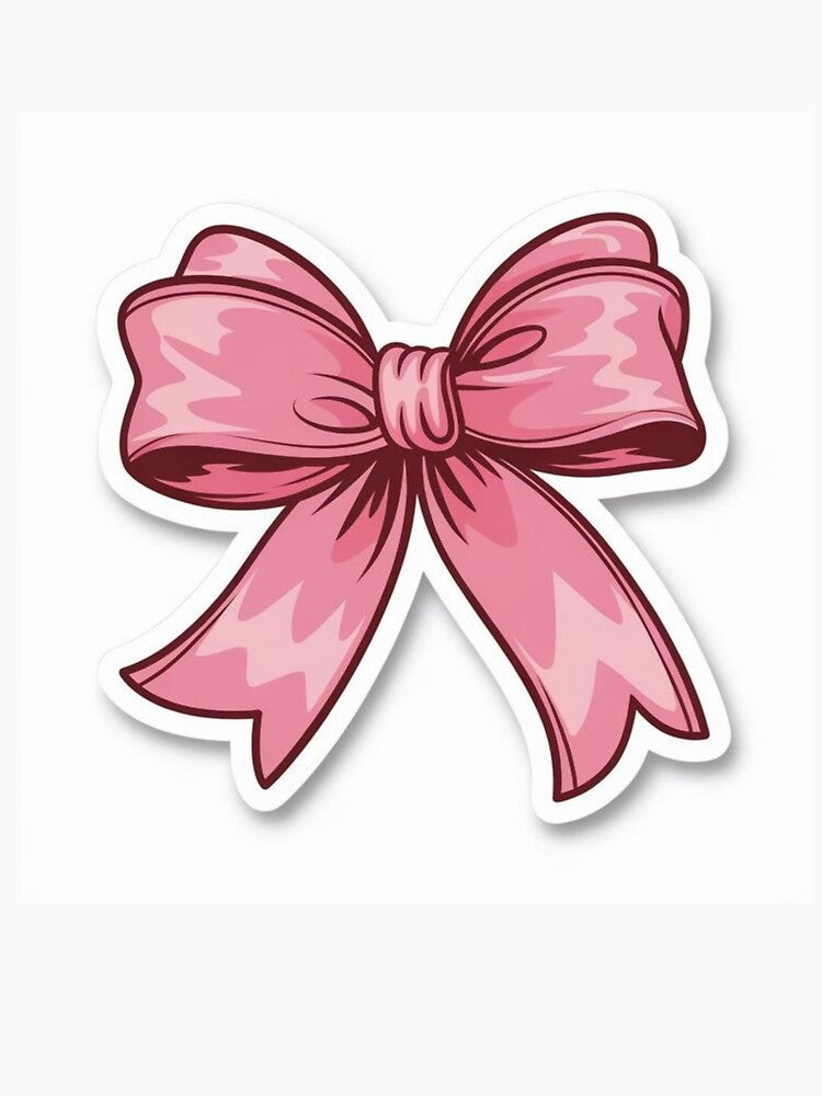 Cute Pink Bow Aesthetic Sticker by Maplyx