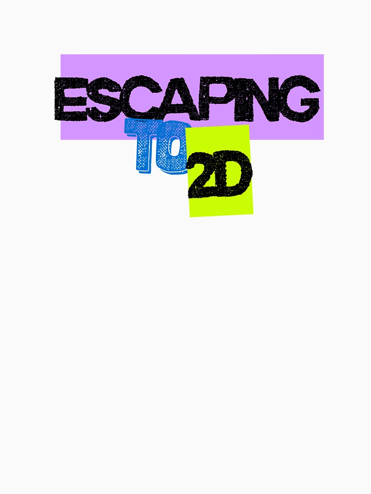 Escaping To 2D - Anime Aesthetic Design by ClashShop