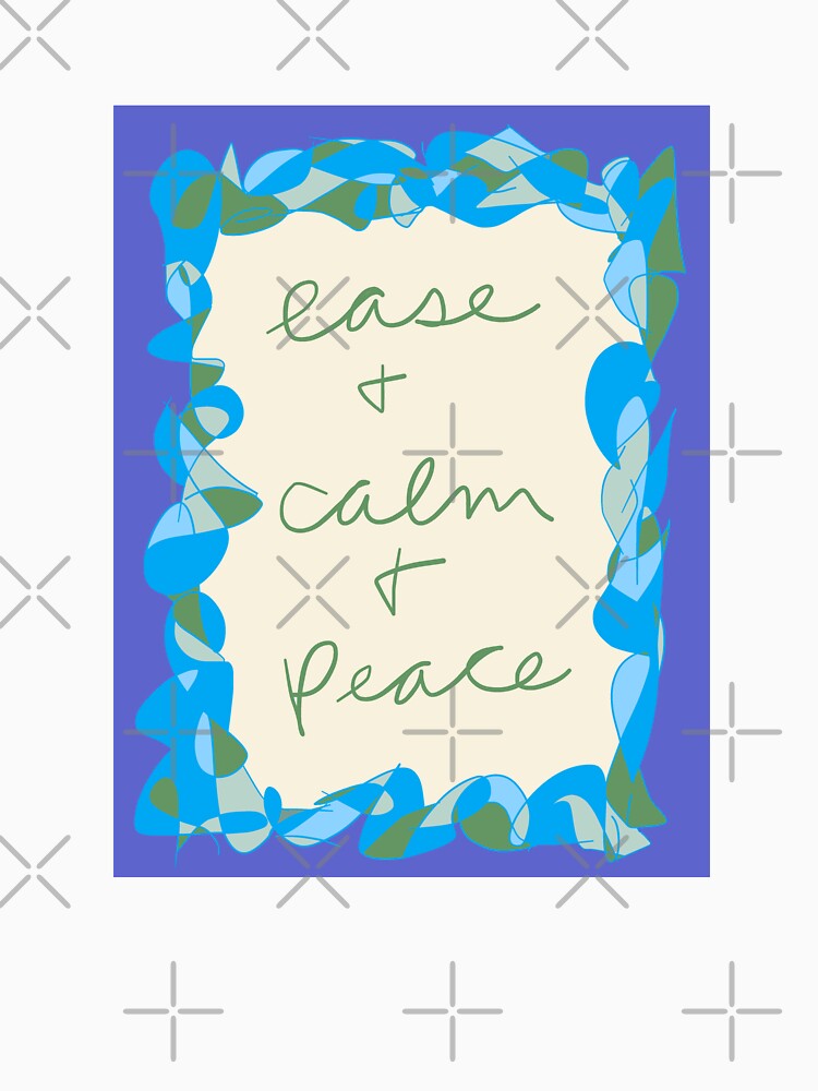 Blue Ease Calm Peace by MyArtMind