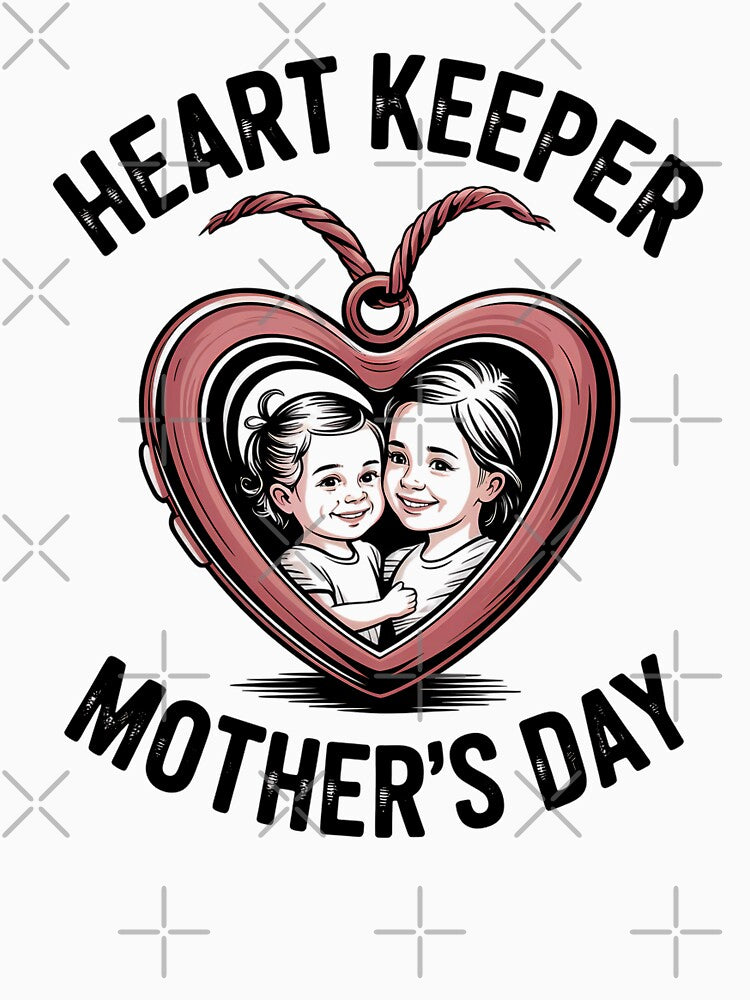 Mother Daughter Love Captured in Heart Locket by Taans-Creation
