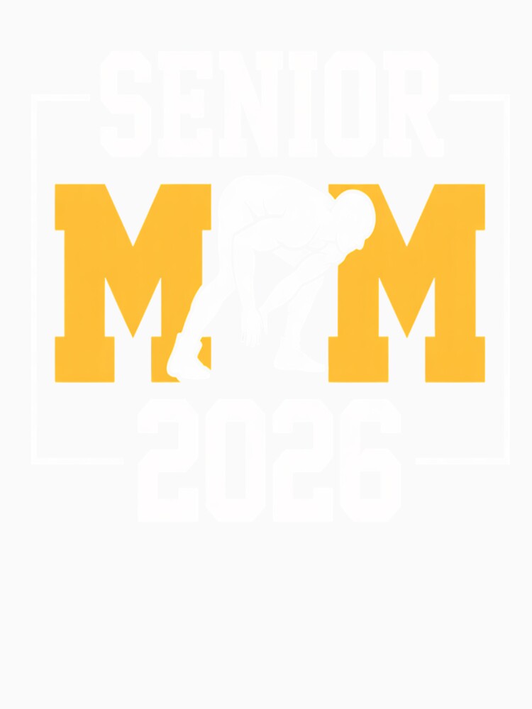 Senior Wrestling Mom 2026 Senior Mom Class of 2026 by BlassmausArt