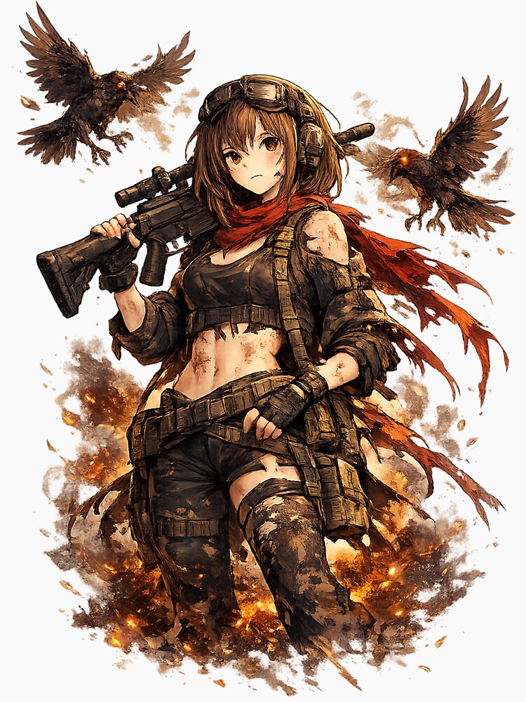 Kawaii Post-Apocalyptic Girl by bashhonkdesign