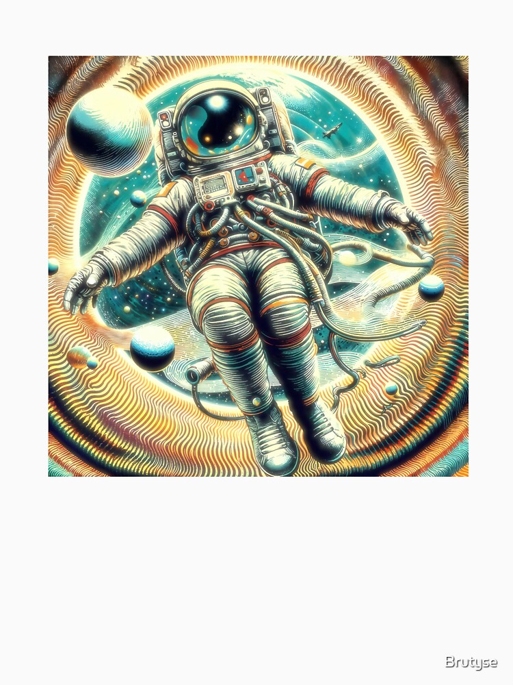 Lost in the Cosmic Waves: A Psychedelic Astronaut’s Journey by DopeVibeStuff