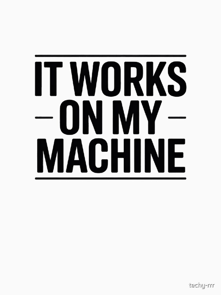 It Works On My Machine – Software Developer Humor Tee by techy-rrr