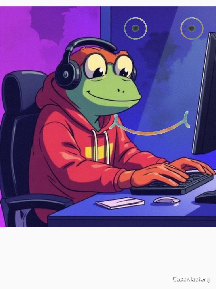 Gaming frog by CaseMastery