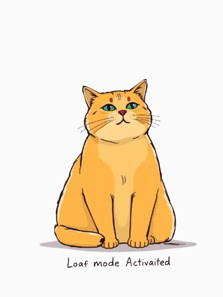 Loaf Mode: The Ultimate Cat Pose by enerjik