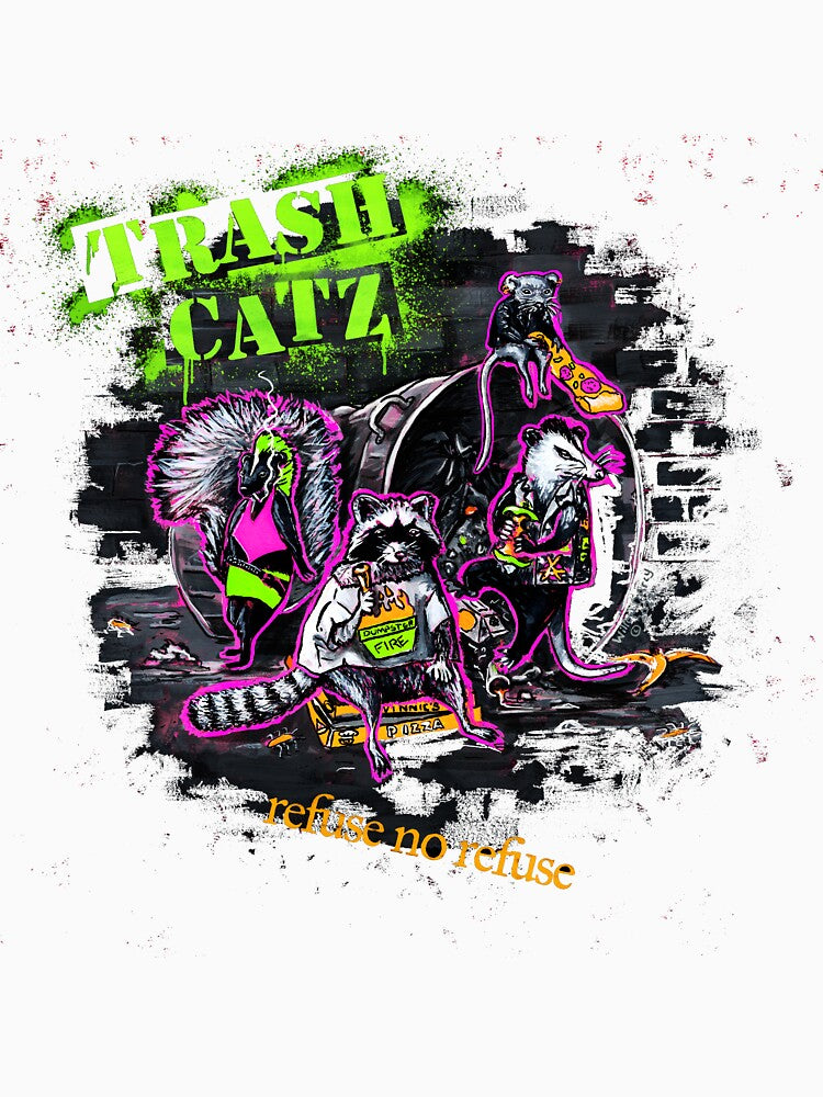 Trash Catz Animal Punk Band by Willowdarcy