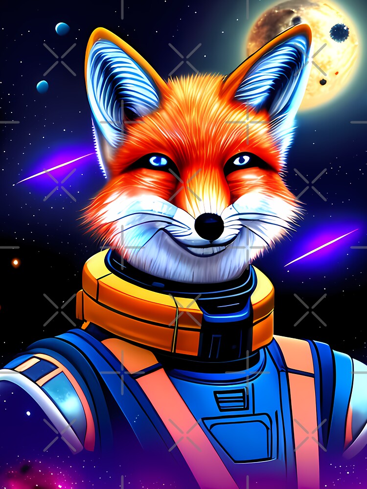 Fox astronaut by BigBrainArtwork