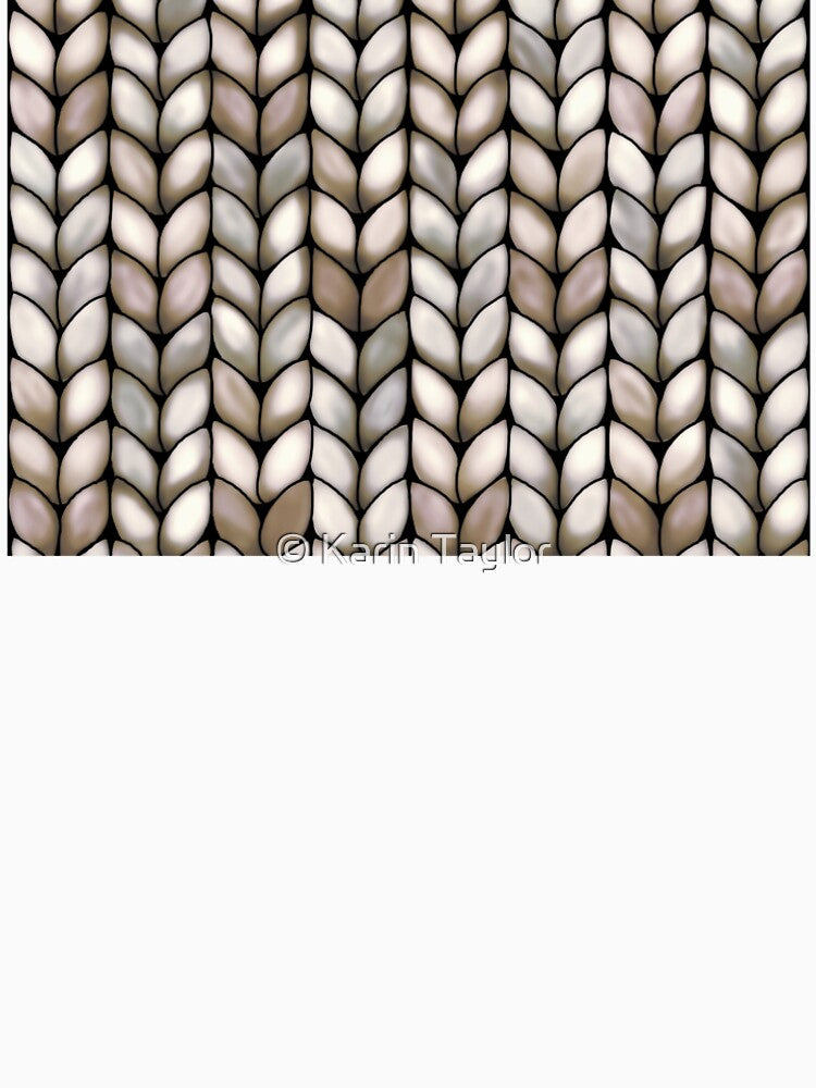 Chunky Latte Faux Knit by Karin Taylor