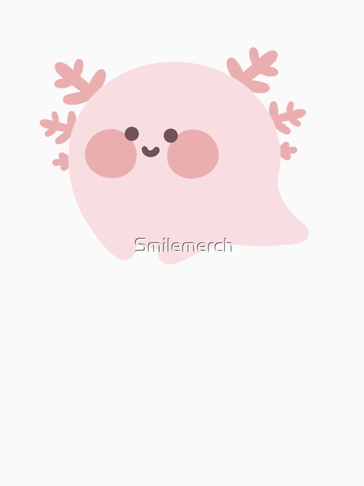 Cute Pink Axolotl by Smilemerch