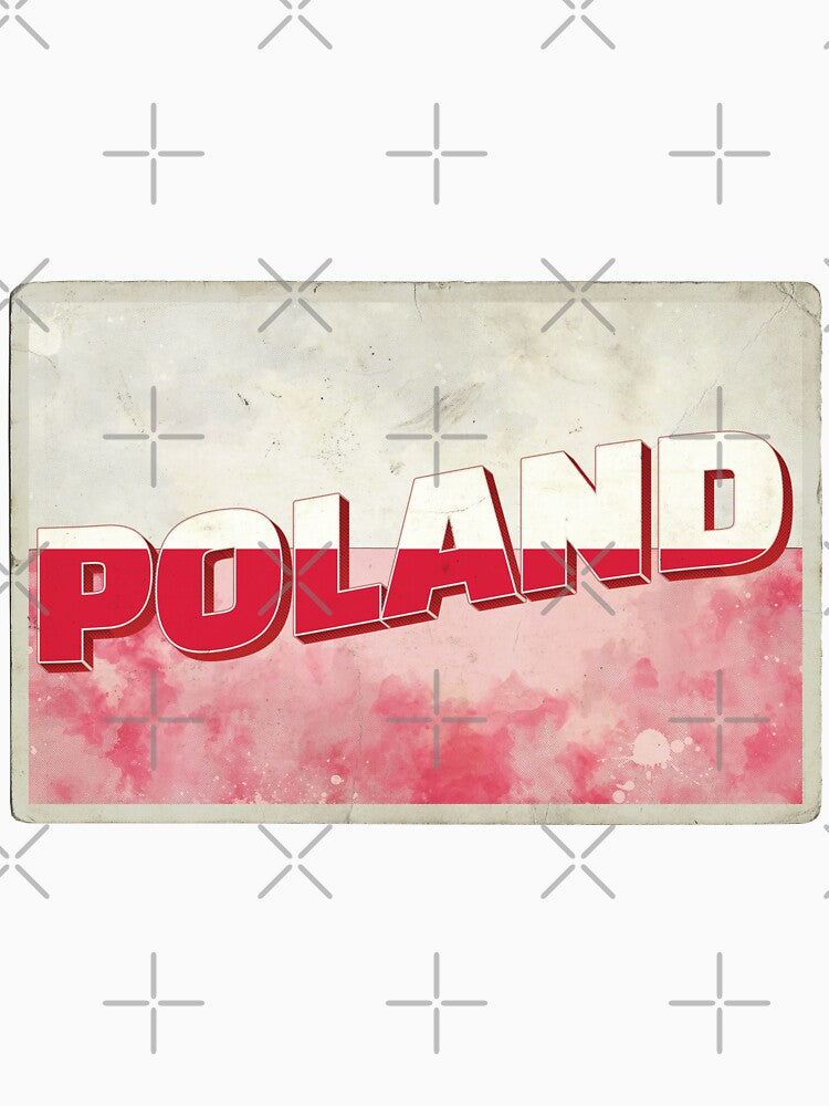 Poland Vintage style retro souvenir by DeveloperProp0