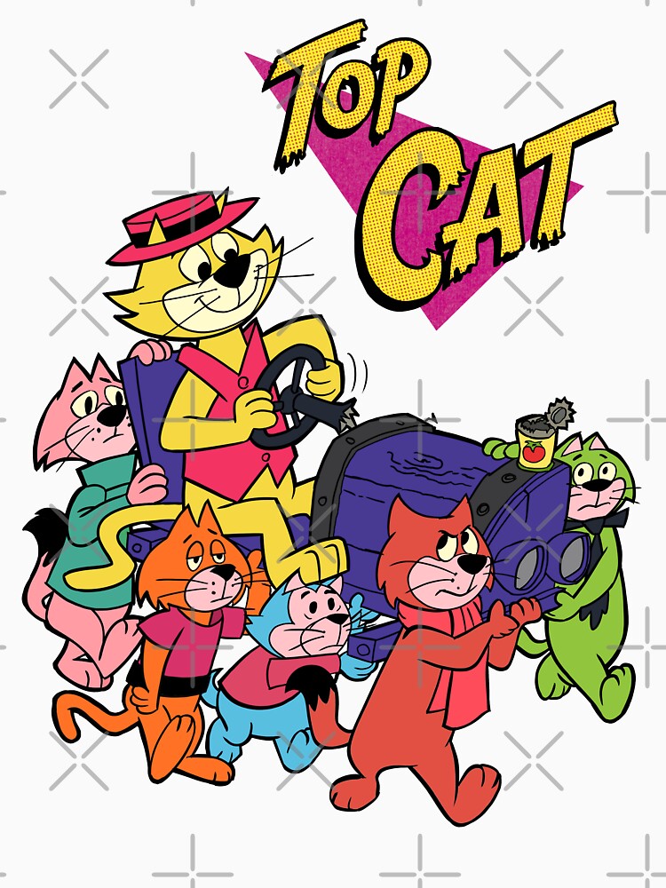 Top Cat Retro Funny Comics Cartoon by Animals Retro
