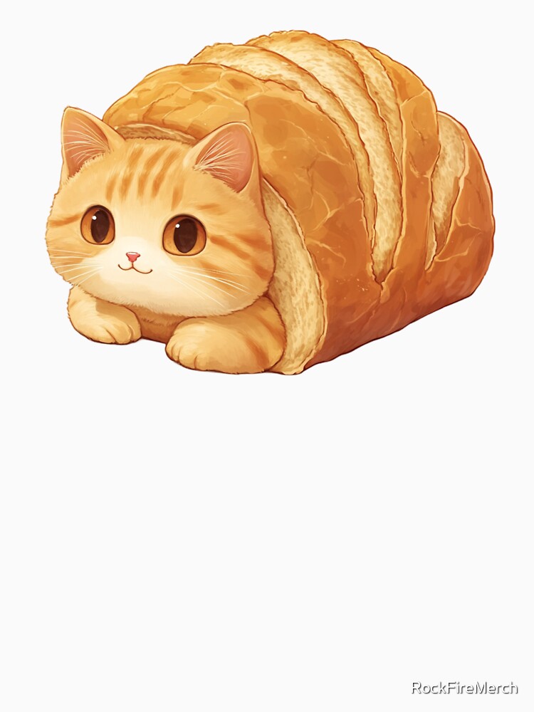 Anime Cat Bread Loaf by RockFireMerch