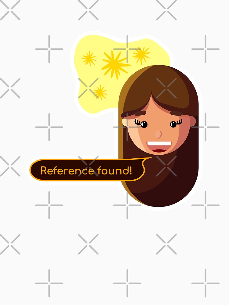 Reference Found! | Funny Designer Sticker by Creatory.studio