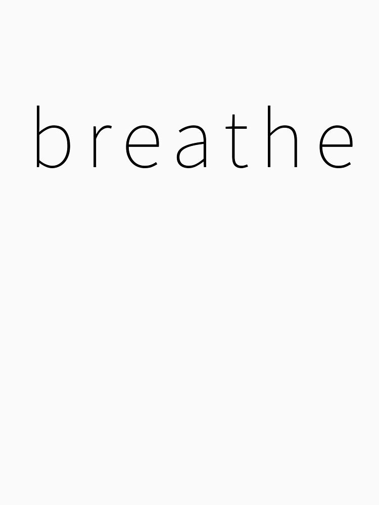 Breathe | minimalist yoga top by PetrKad