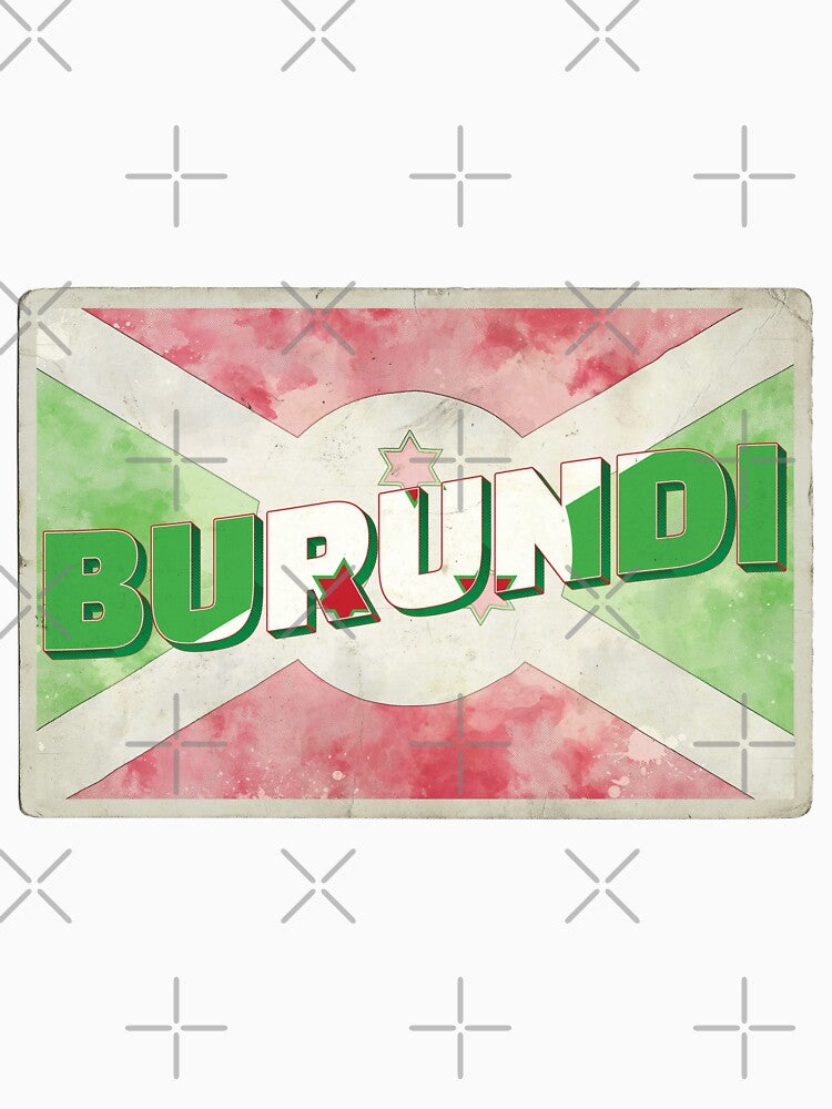 Burundi Vintage style retro souvenir by DeveloperProp0