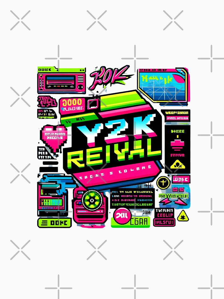 Y2K Revival Neon Tech Graphic by Elitekampfei
