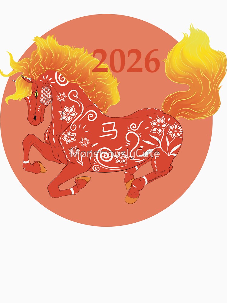 Year of the Fire Horse 2026 by MonstrouslyCute