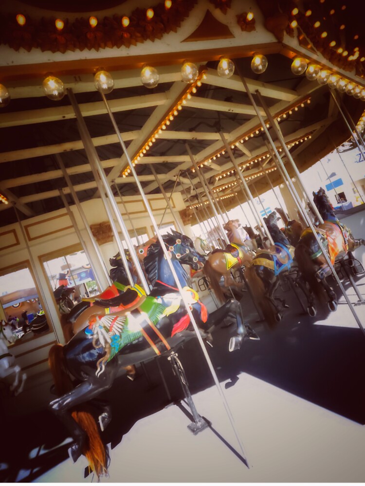 Vintage Carousel by Fairyhorizons