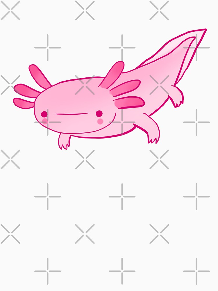 Cute axolotl art by Mayarart