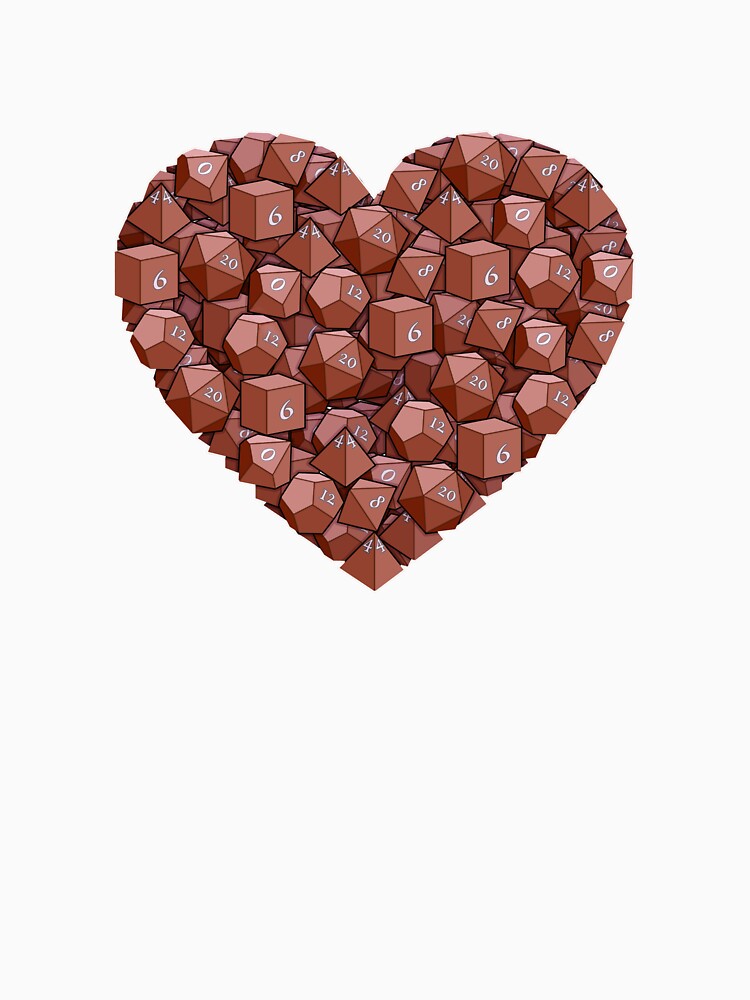 Dice Heart - Brown by -Solarly-