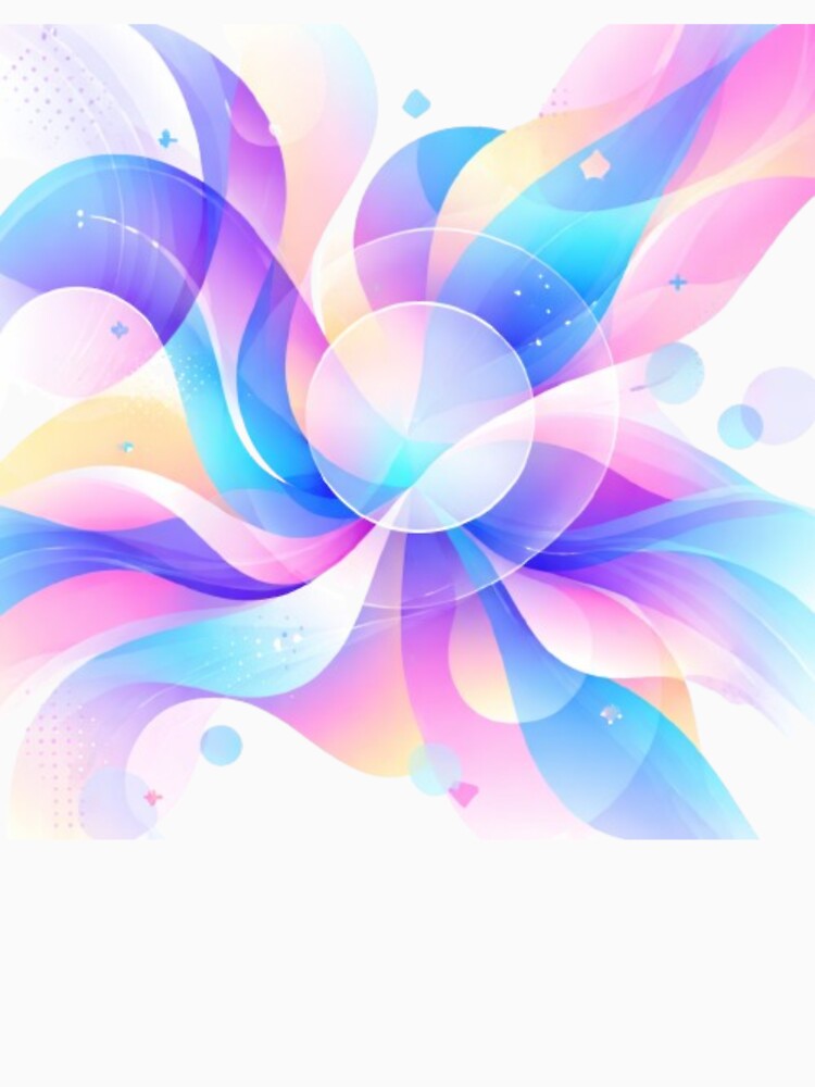Bright Abstract Geometric Digital Artwork by HFhero