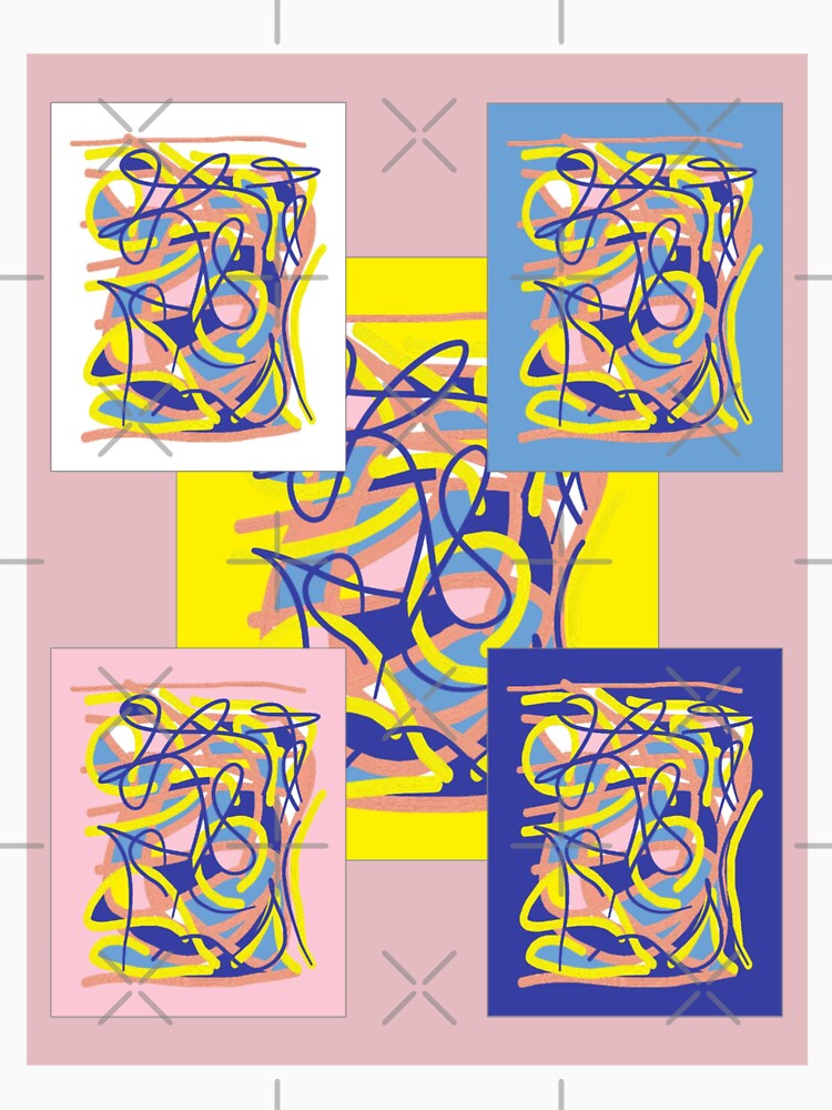 Geometric Bliss Pink by MyArtMind