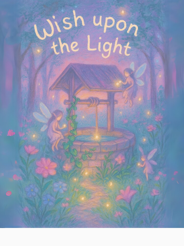Wishing Well in the Fairy Woods – Dreamy Pastel Fairycore Fantasy Art by Laugh & Rewind