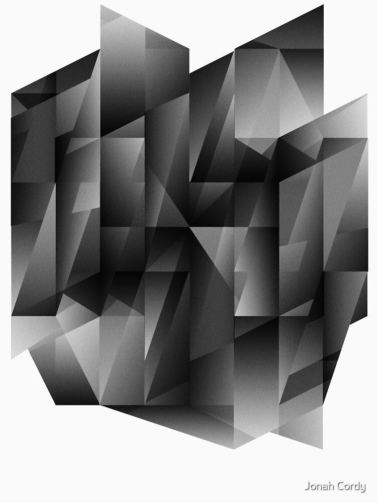 Geometric Architecture B&W by Jonah Cordy