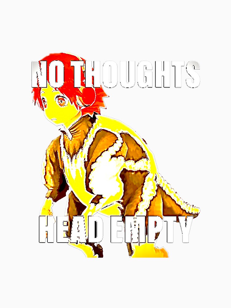 no thoughts head empty by badtodd