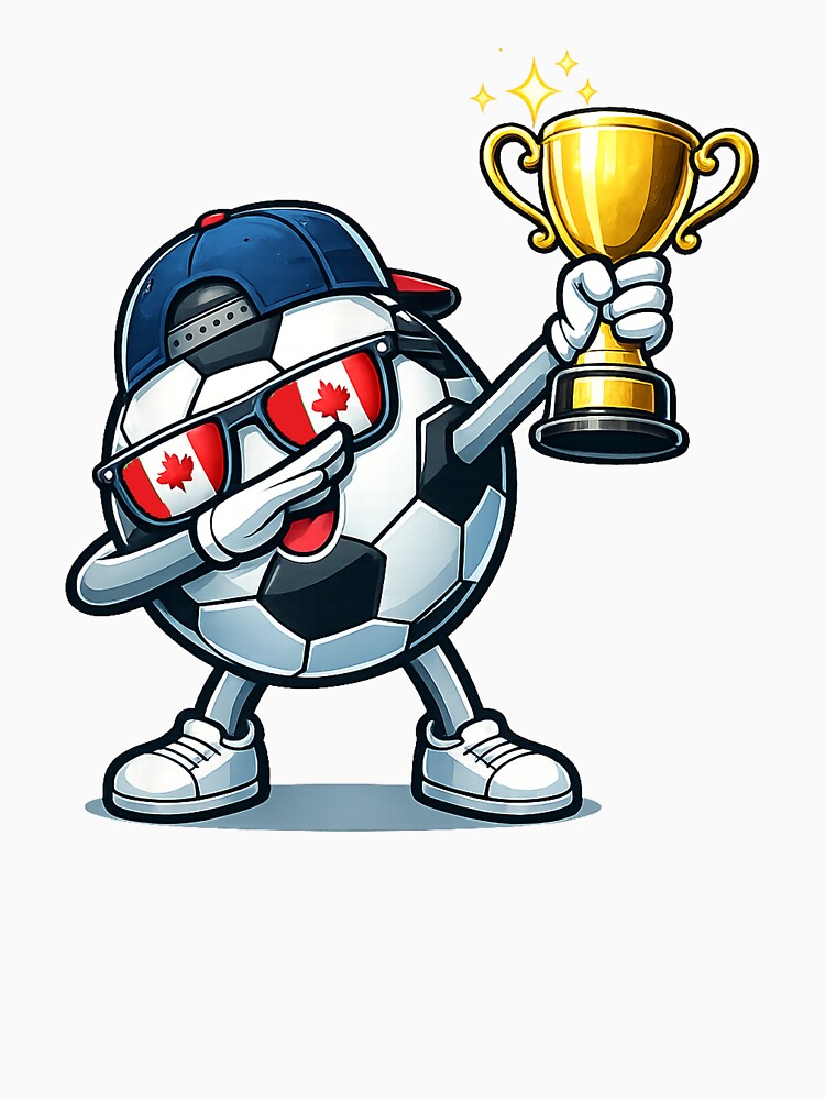 Dabbing Soccer Ball Canadian Football by QuiteOrbit