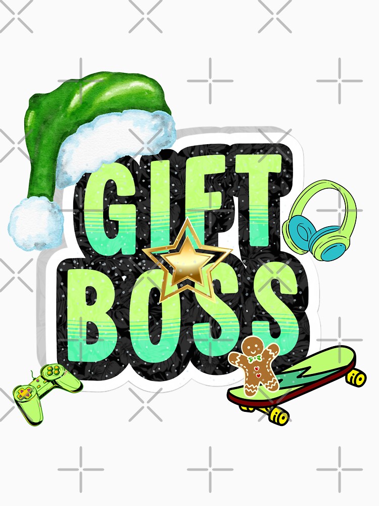 Gift Boss Holiday Typography Design Aesthetic Glow by Kesef Project