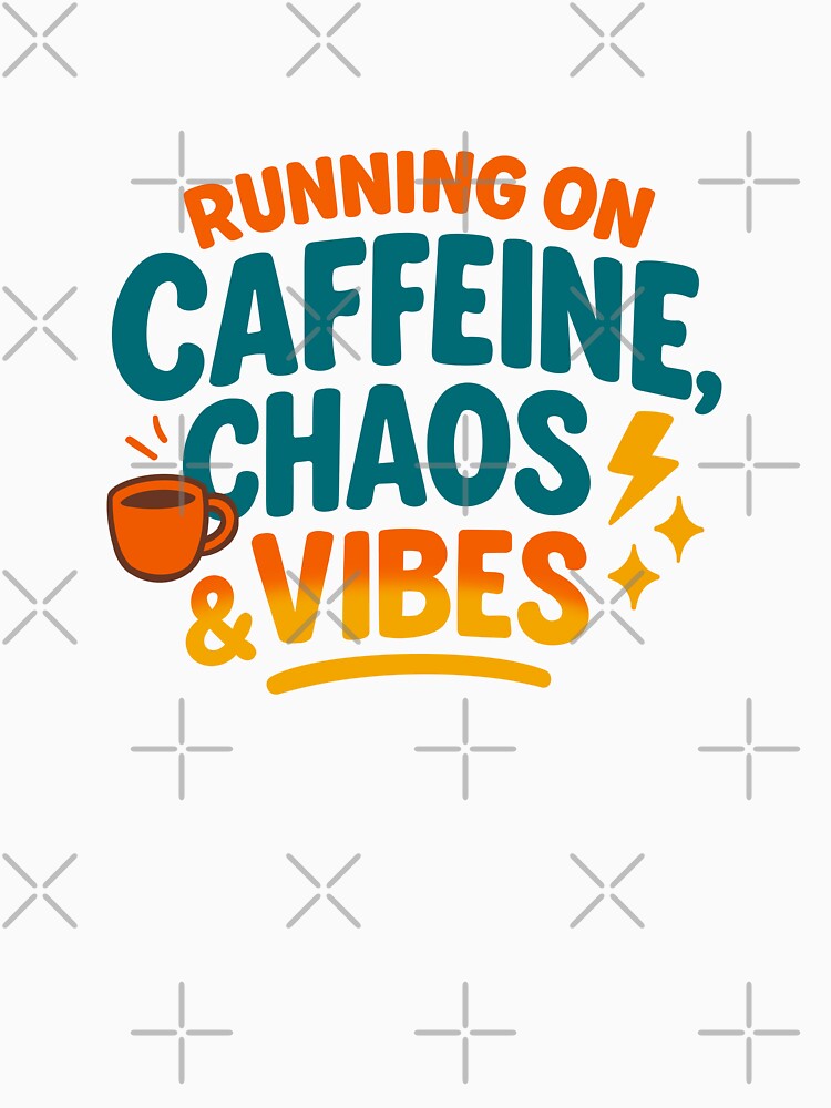 Running on caffeine chaise & vibes by Tiffany's Designs