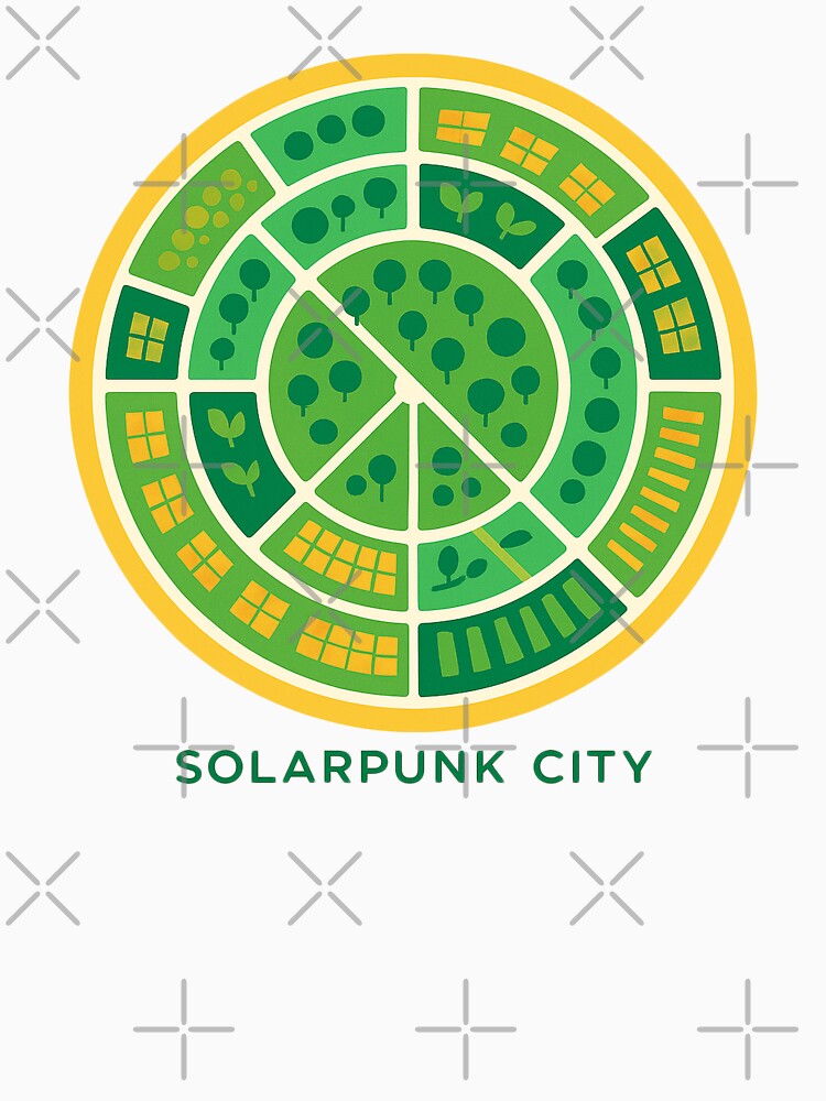 Circular Garden City Map – Solarpunk City by FTS-Studio