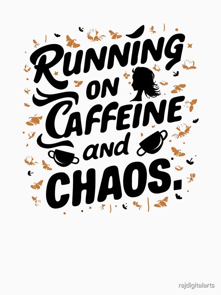 running on caffeine by rajdigitalarts