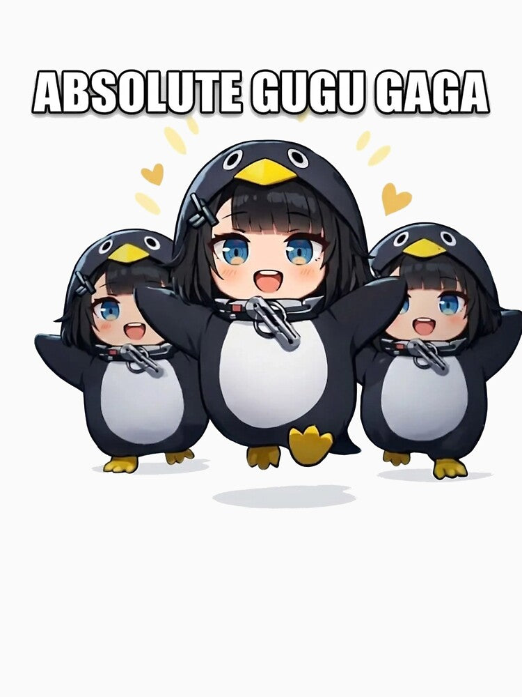 Gugu Gaga penguin cartoon cute | AI pengmin | Absolute Gugu Gaga by forthecultur3