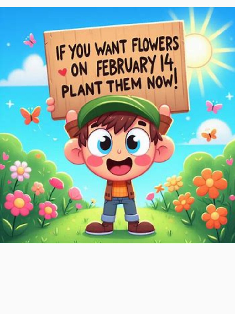 Grow Your Own Flowers - Sarcastic Valentine's Day Quote by MagdalenaDukan