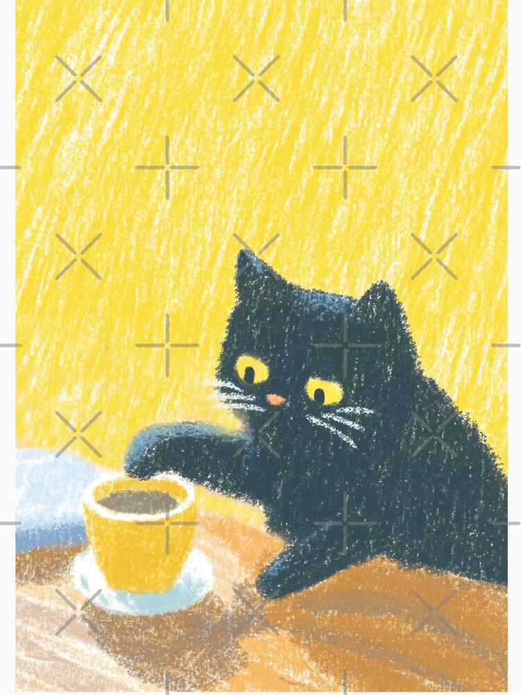 Paw Dipping Black Cat by itsallaboutcats