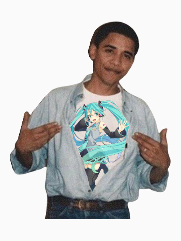 obama miku hatsune by BreannaKi
