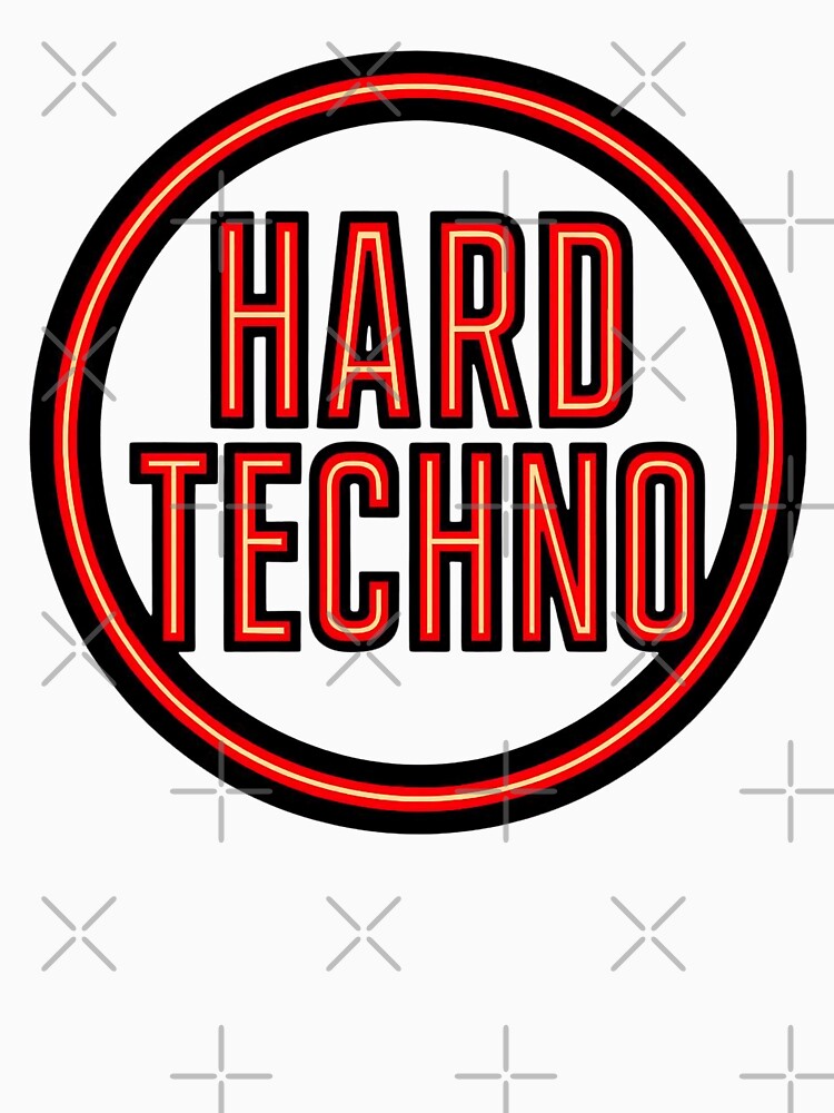 Hard Techno Rave Logo – Industrial Underground Clubwear Design by |TRSSHOP|