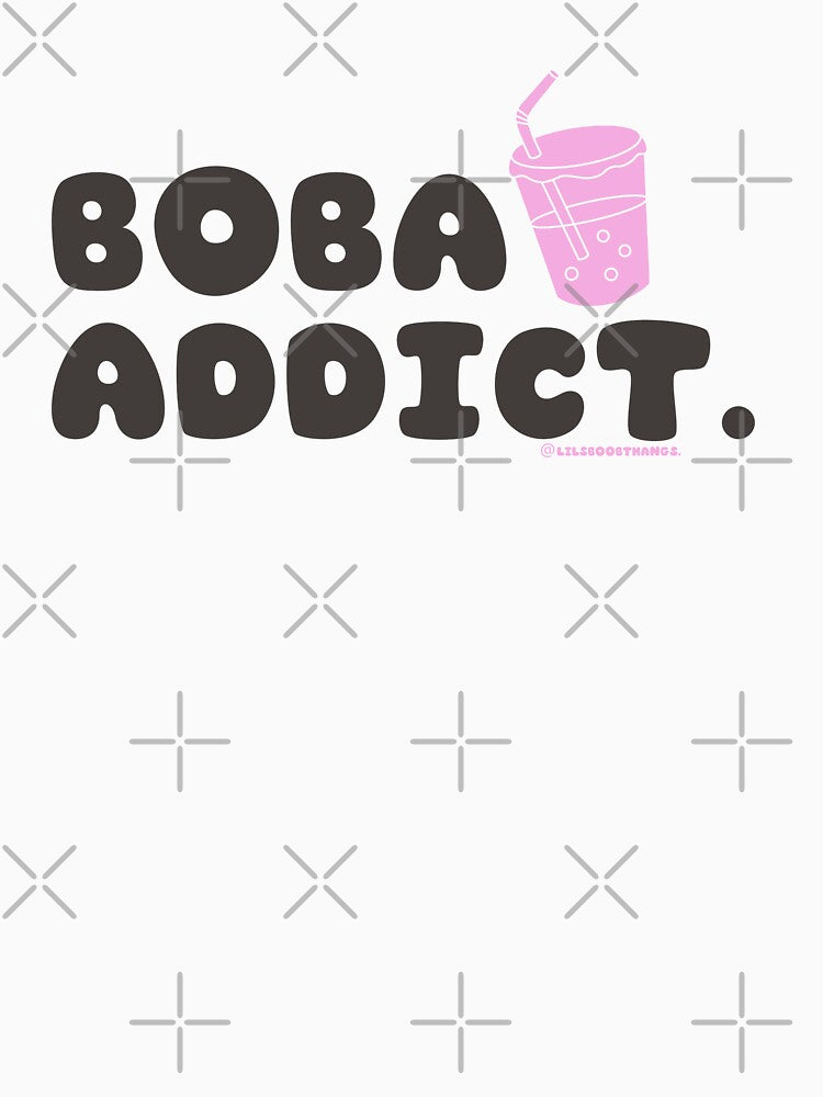 Boba addict, boba, funny boba, bubble tea, milk tea, boba drink, bubble tea v9b | @lilsboobthangs by lilsboobthangs
